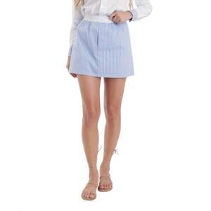 NEW KARINA GRIMALDI auri skort in blue combo stripe